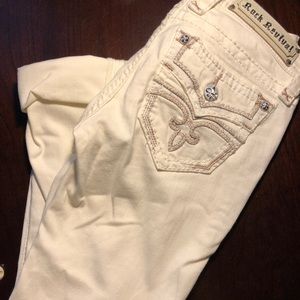 Rock revival 26 crop white